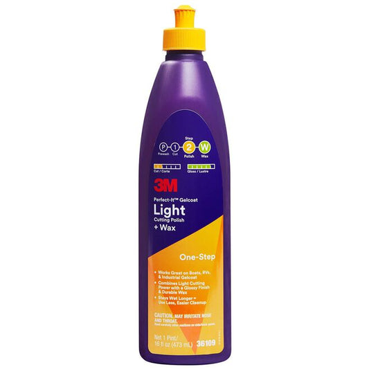3m Perfect-it Gelcoat Light Cutting Polish + Wax - Dogfish Tackle & Marine
