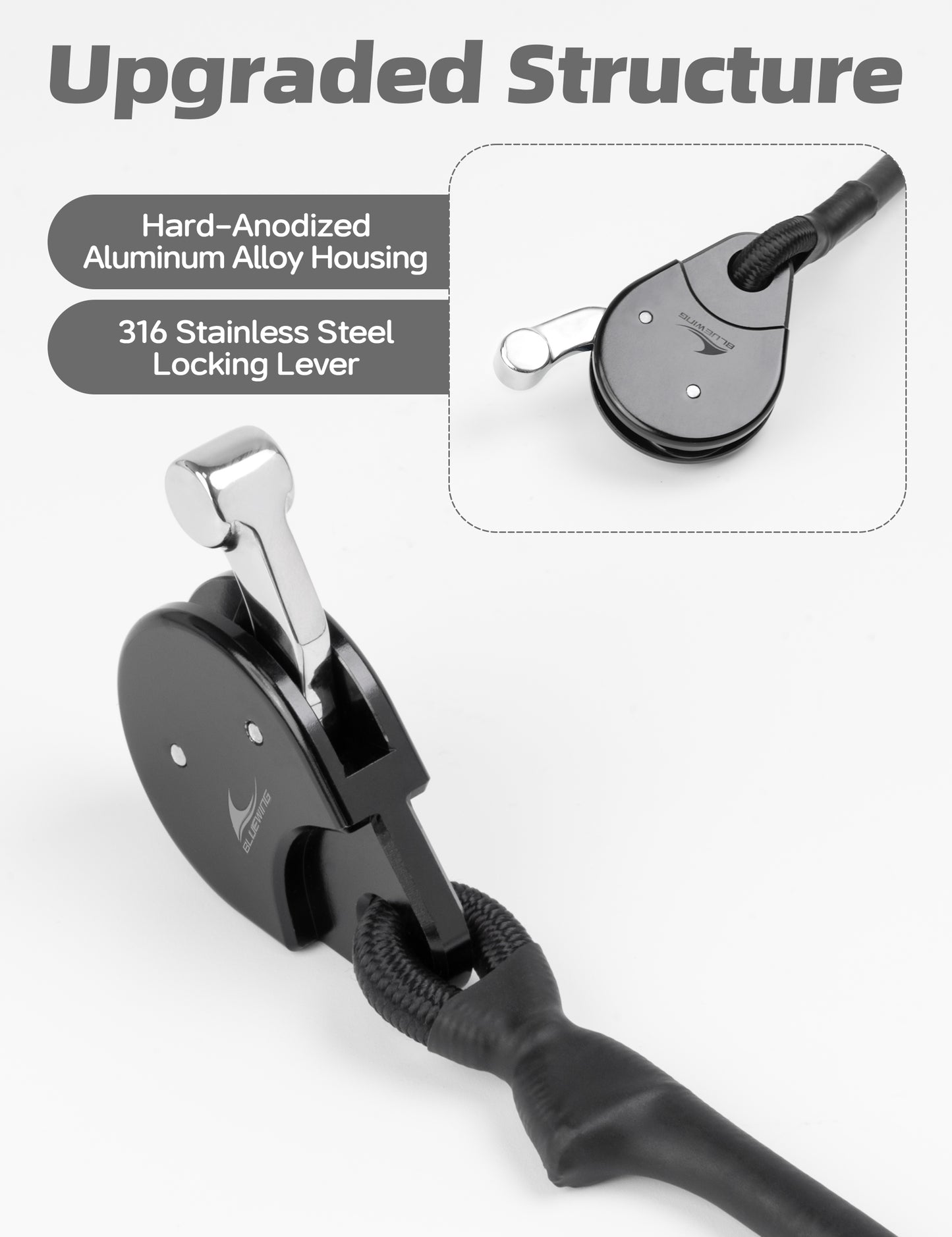 Bluewing Blue Water Outrigger Line Lock Pro - Dogfish Tackle & Marine