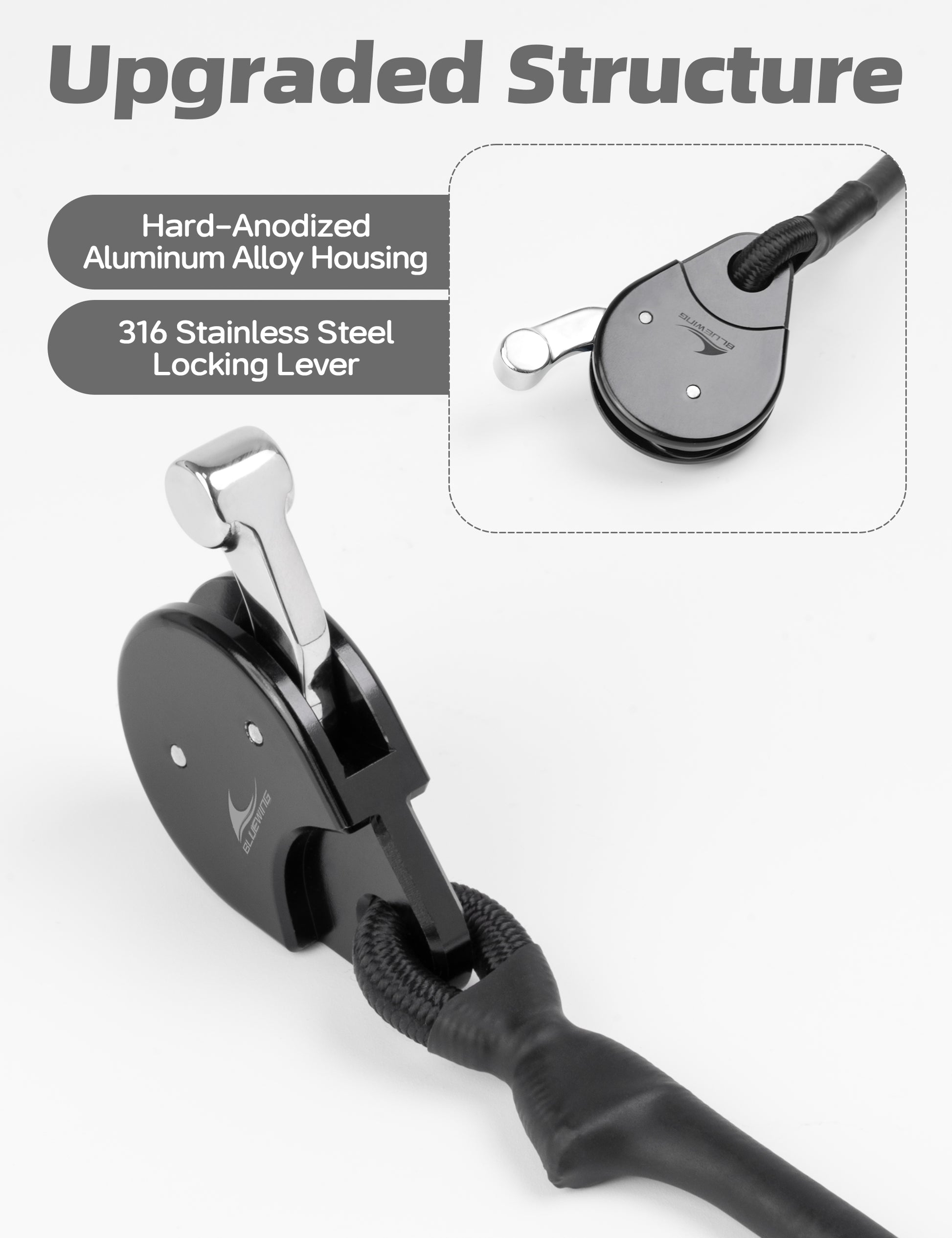Bluewing Blue Water Outrigger Line Lock Pro - Dogfish Tackle & Marine