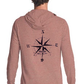 Dogfish Long Sleeve Hooded Microfiber Compass Logo - Dogfish Tackle & Marine