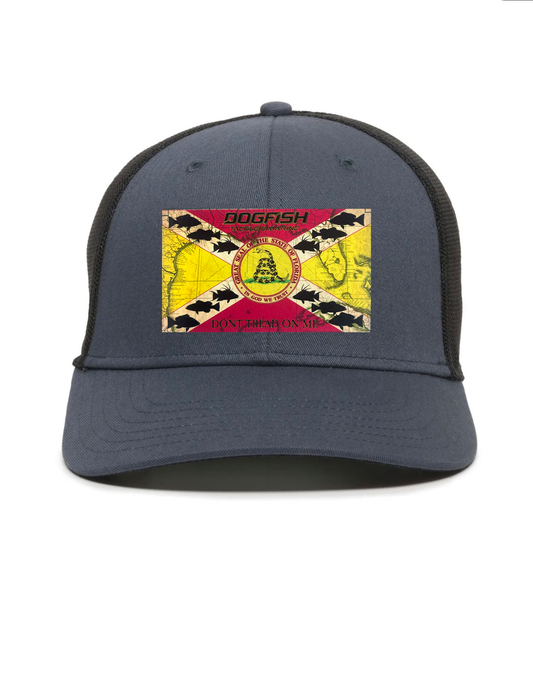 Dogfish Tackle & Marine "Don't Tread On Me" Trucker Hat - Dogfish Tackle & Marine