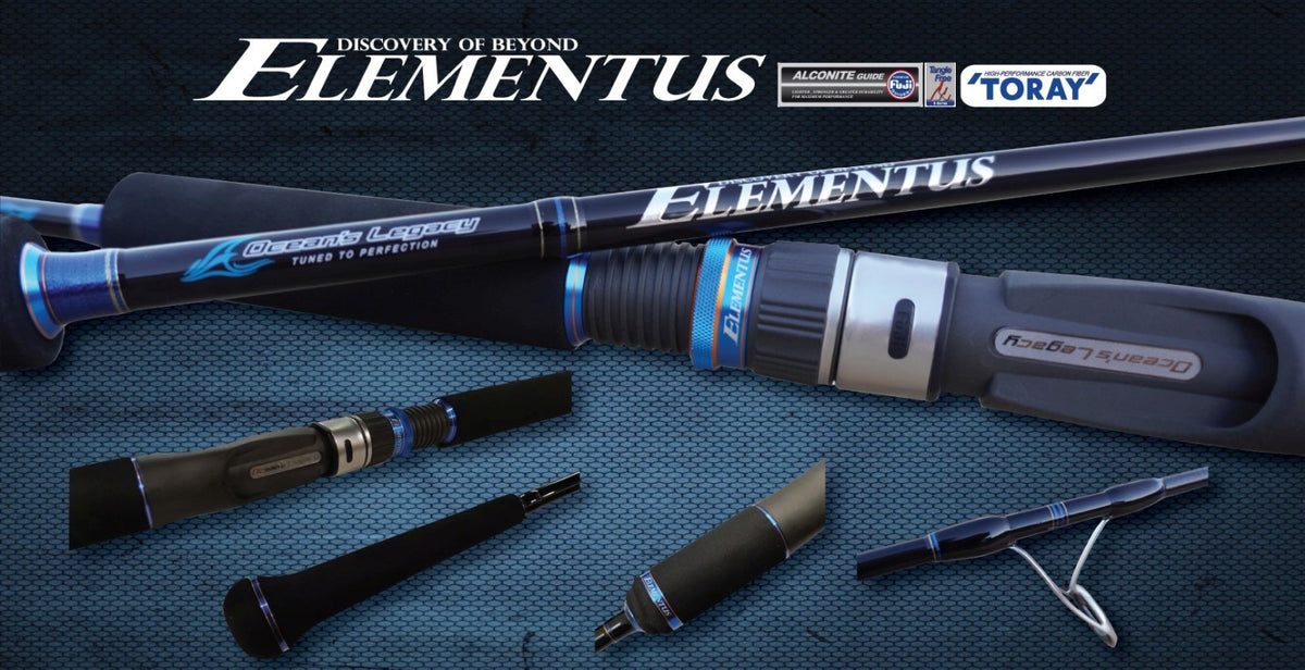 Oceans Legacy Elementus Deep Jigging Rod - Dogfish Tackle & Marine