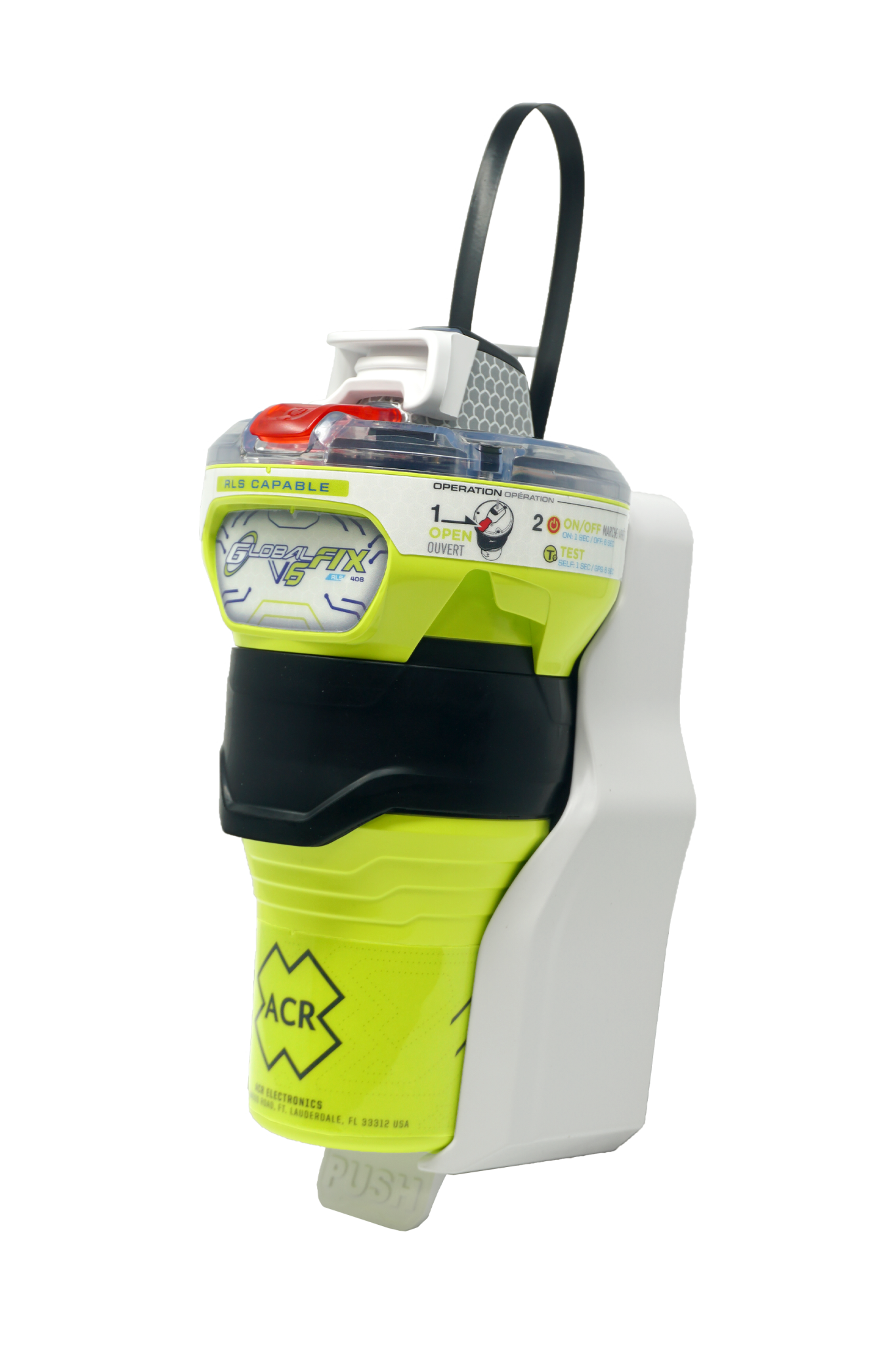 ACR GlobalFix V6 EPIRB with Category 1 Float Free Bracket - Dogfish Tackle & Marine