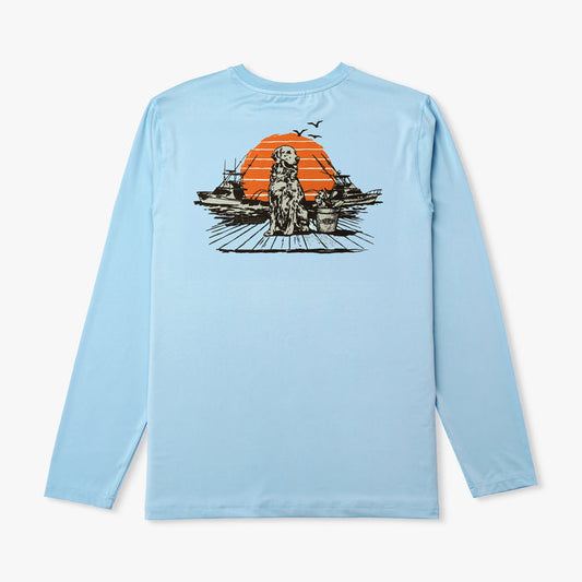 Aftco Bucket UVX Long Sleeve Sun Protection Shirt - Dogfish Tackle & Marine