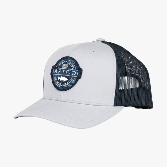 Aftco Bass Patch Trucker Hat - Dogfish Tackle & Marine