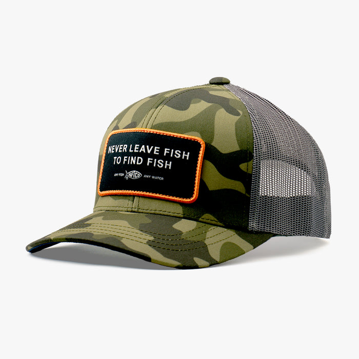 Aftco Guide Sayings Camo Fishing Hat - Dogfish Tackle & Marine