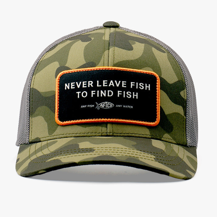Aftco Guide Sayings Camo Fishing Hat - Dogfish Tackle & Marine