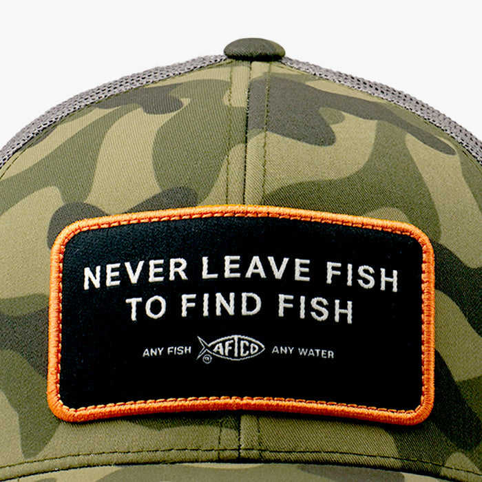 Aftco Guide Sayings Camo Fishing Hat - Dogfish Tackle & Marine