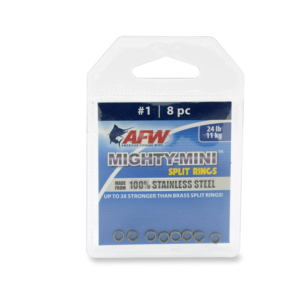 AFW Mighty Mini Split Rings - Dogfish Tackle & Marine