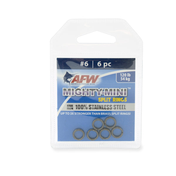 AFW Mighty Mini Split Rings - Dogfish Tackle & Marine
