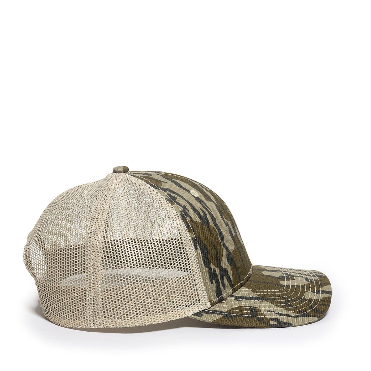 Dogfish Leather Tarpon Patch Premium Trucker Hat - Dogfish Tackle & Marine
