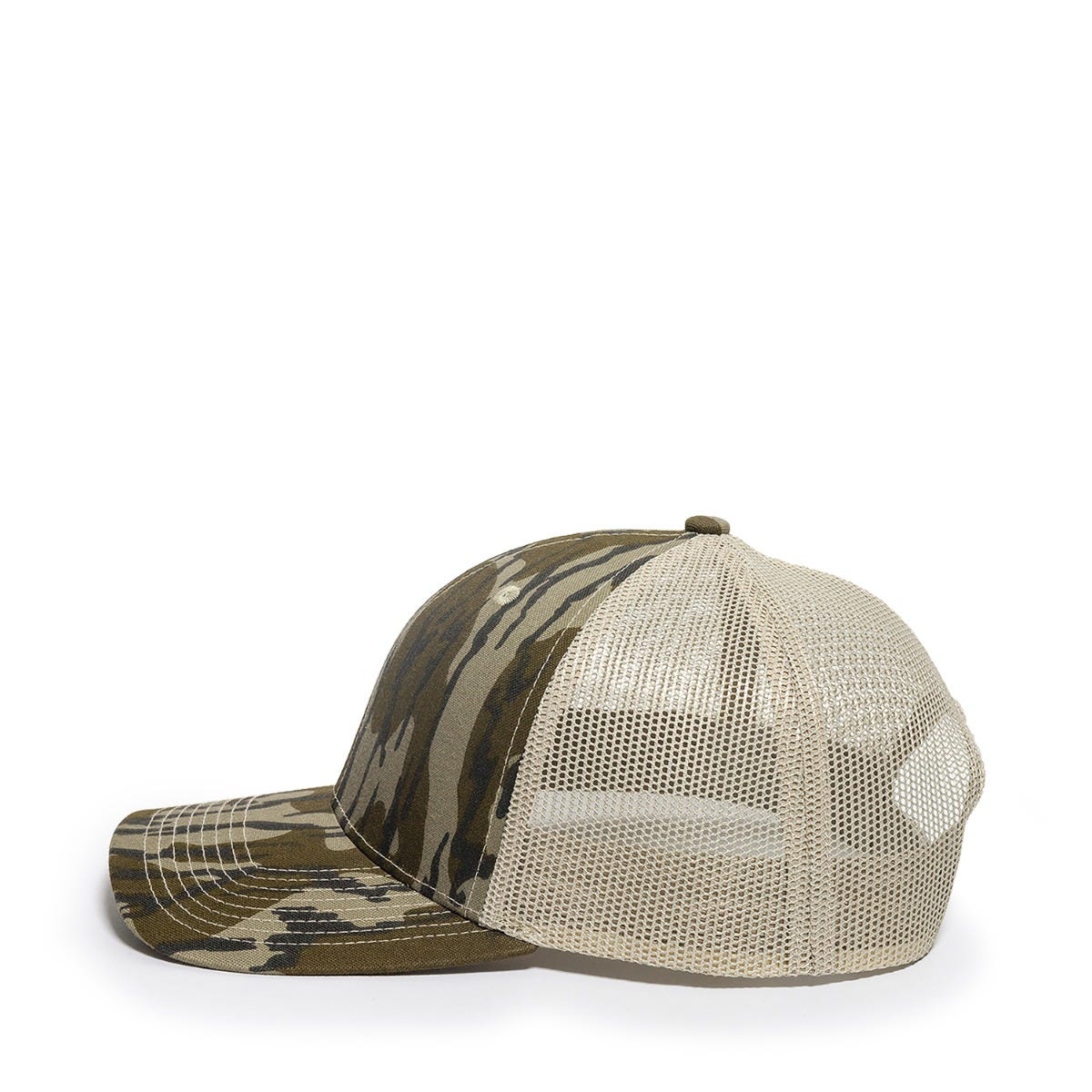 Dogfish Leather Tarpon Patch Premium Trucker Hat - Dogfish Tackle & Marine
