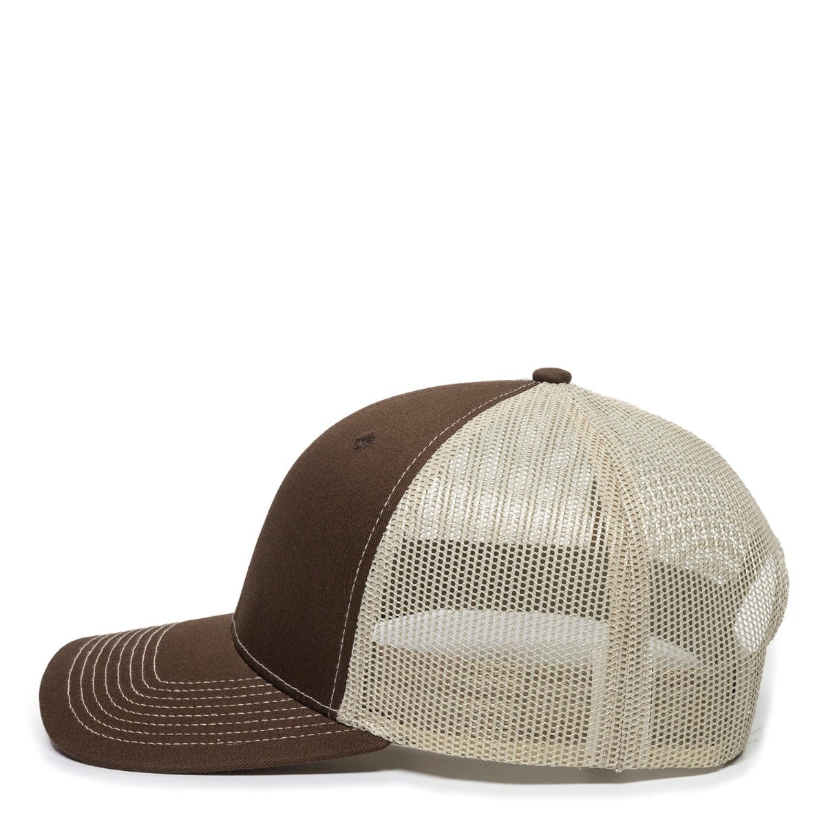 Dogfish Leather Tarpon Patch Premium Trucker Hat - Dogfish Tackle & Marine