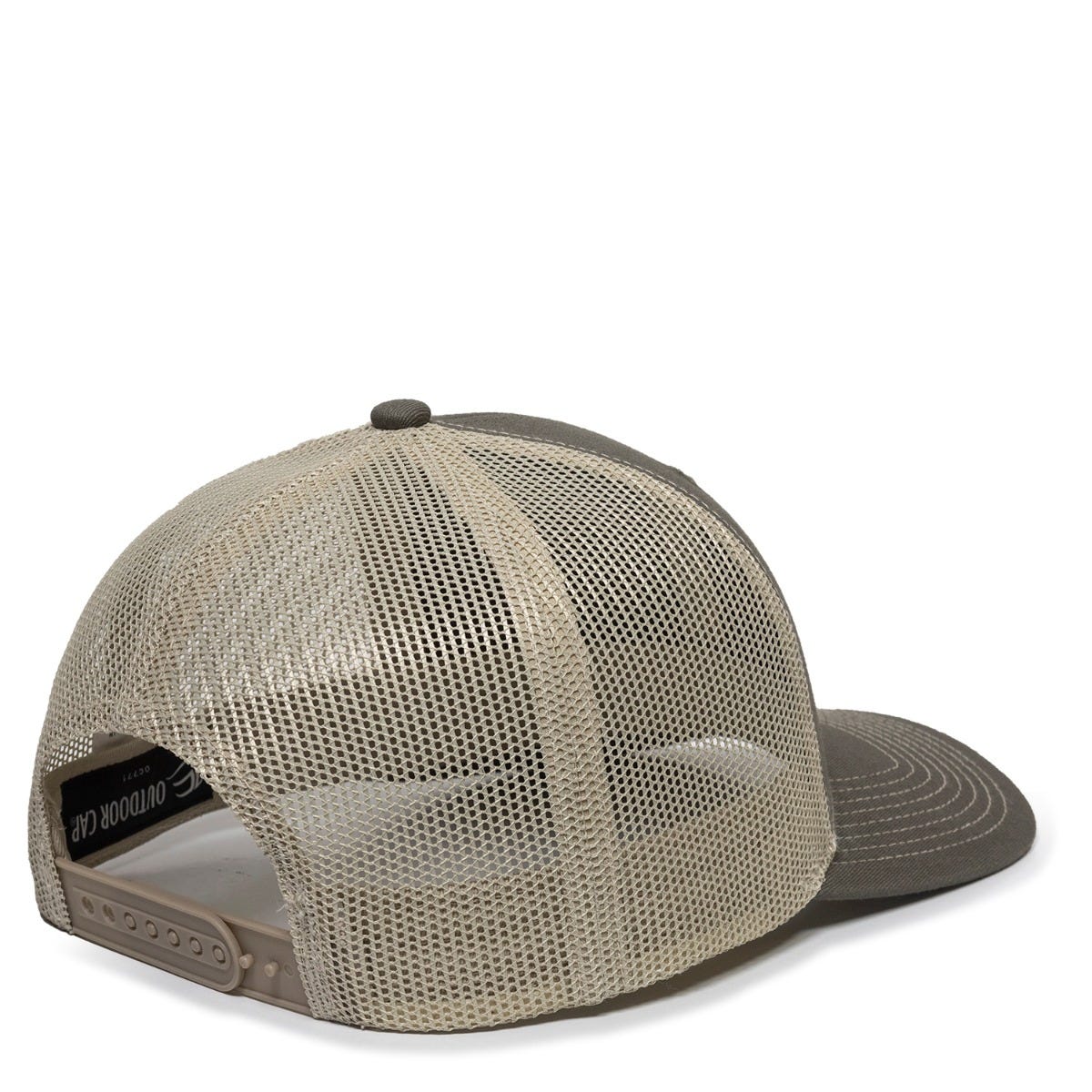 Dogfish Leather Tarpon Patch Premium Trucker Hat - Dogfish Tackle & Marine