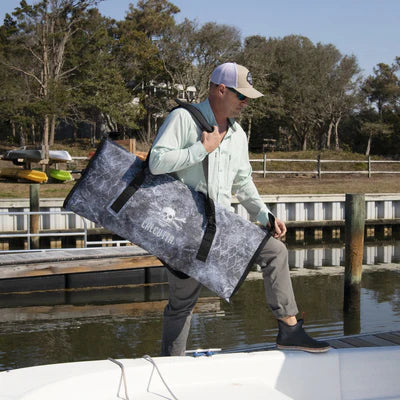 Calcutta Small Fish Bag 40" x 16" - Mossy Oak® Coastal Cloudbank - Dogfish Tackle & Marine